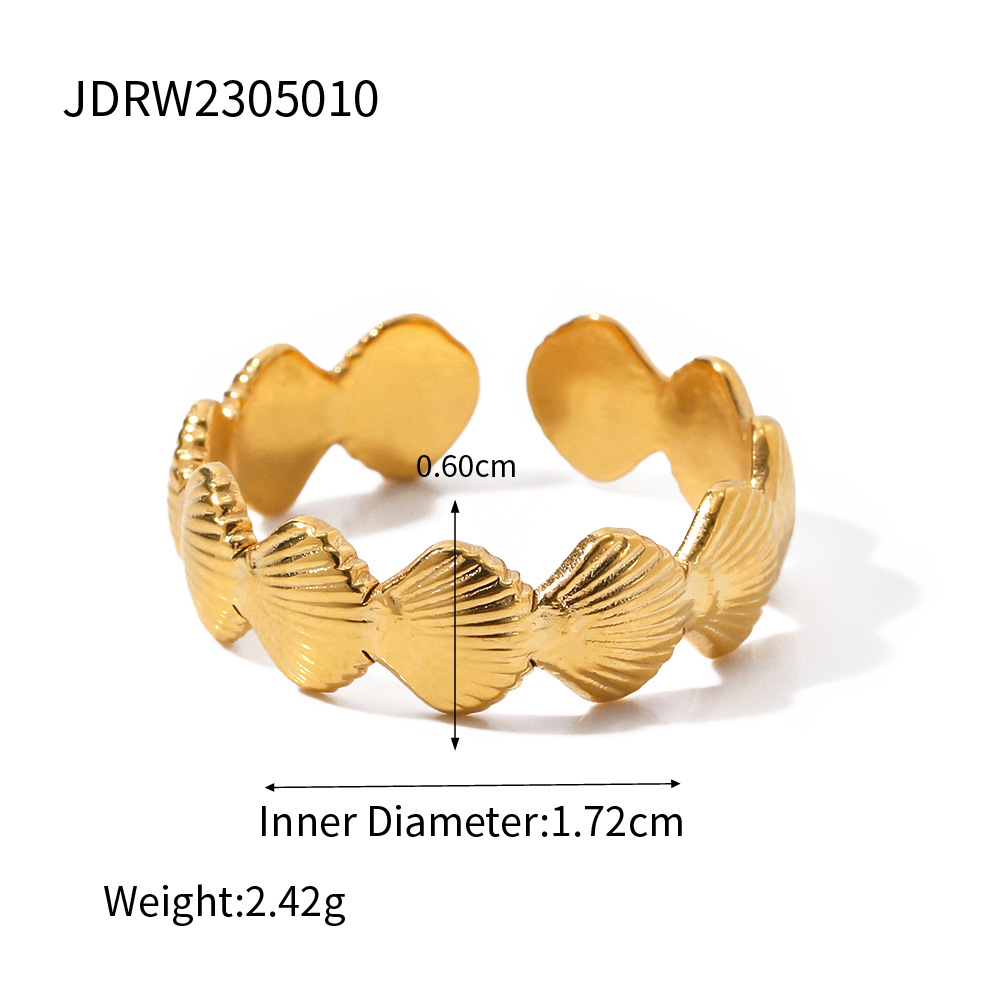 Stainless Steel Rings 18k Gold