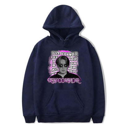 GABIFEIWH hoodie casual streetwear navy blue unisex long sleeve Kit Connor pullover sweatshirt