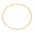 Gold-plated minimalist cross necklace showcasing a stunning gold finish and sleek chain design.