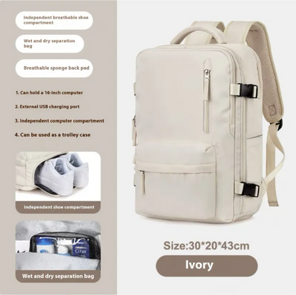 Large-Capacity Travel &amp; School Backpack